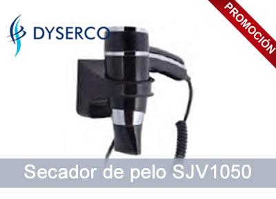 Secador de pared negro SJV1050 de alta durabilidad